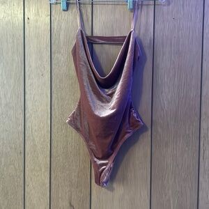 Fashion Nova Pink Body Suit (M)